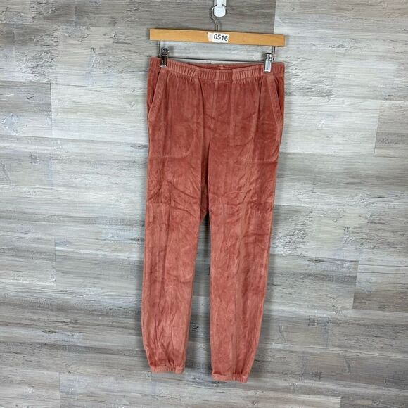 Aerie Warm Rose Velour Joggers - Picture 1 of 5